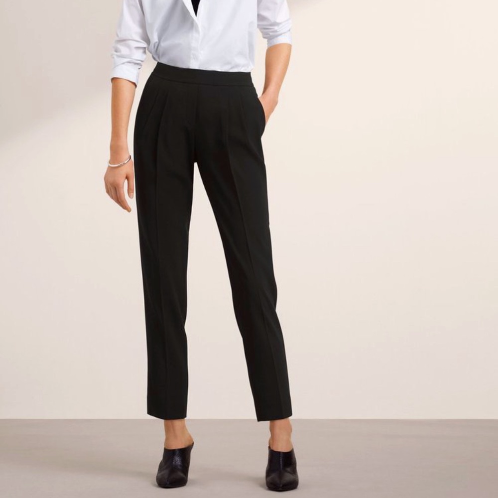 Aritzia Black Tailored Ankle Trousers - Cohen Size 2